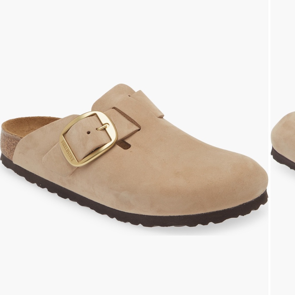 Birkenstock Boston Big Buckle Clog, Sandcastle, size 7-7.5US/38EU